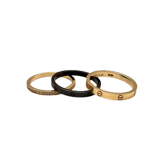 Set de Anillos Cartier LOVE T.60