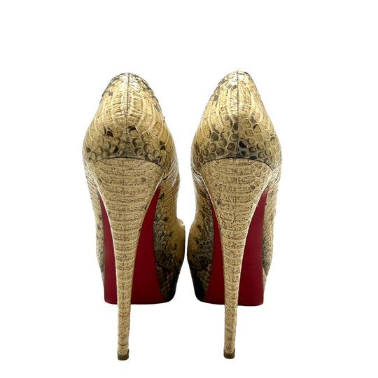 Pumps Christian Louboutin Lady Peep T.39