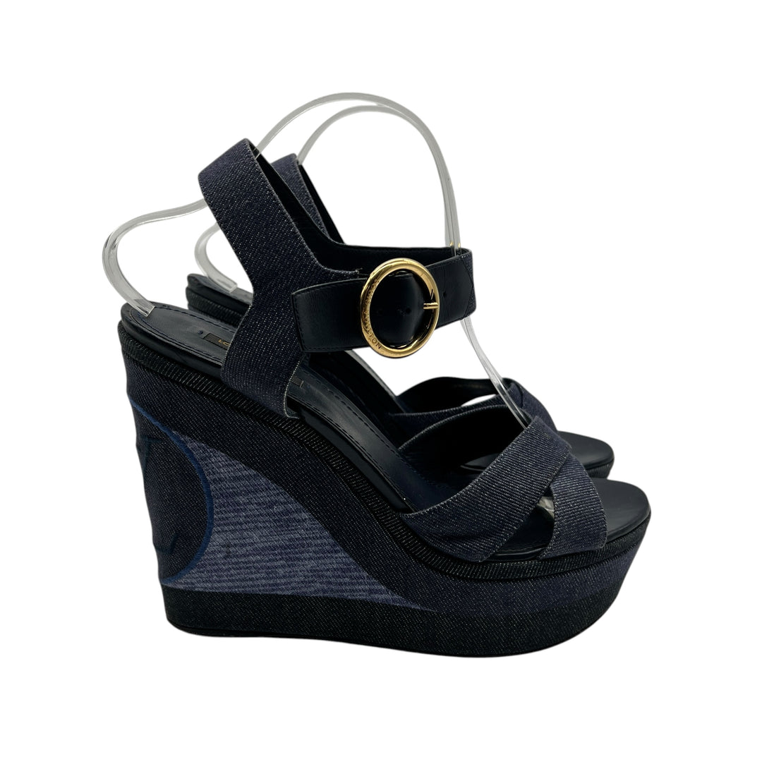 Sandalias Louis Vuitton Shore Wedge T.41