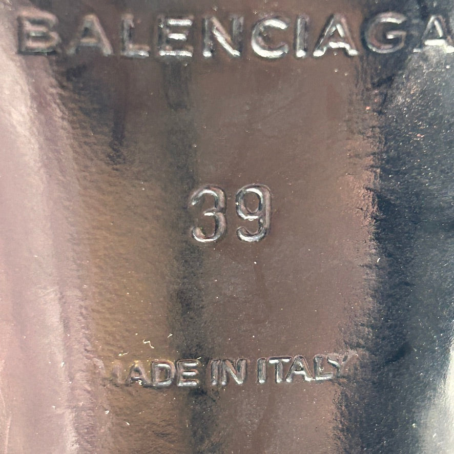 Pumps Balenciaga Peep Toe T.39