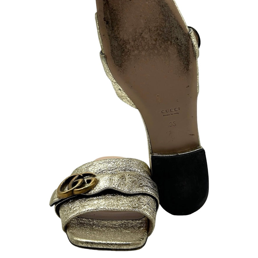 Sandalias Gucci Marmont T.35