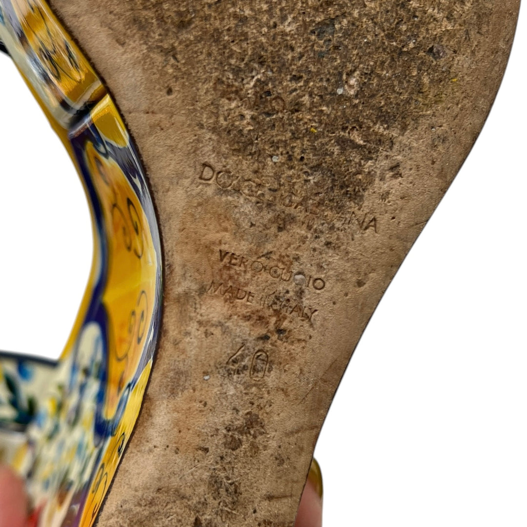 Sandalias Dolce&Gabbana Mayolica T.40