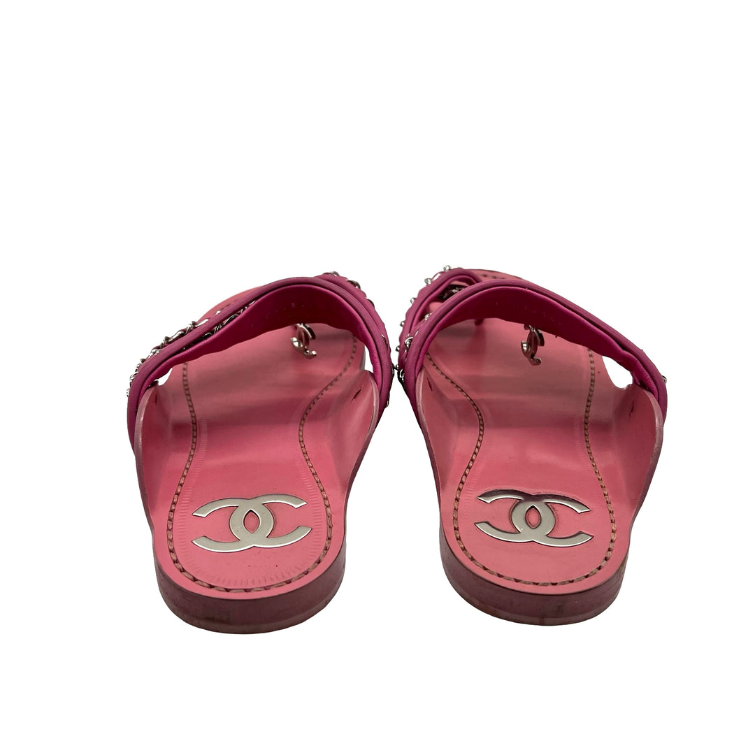 Sandalias Chanel Charm Chain T.36