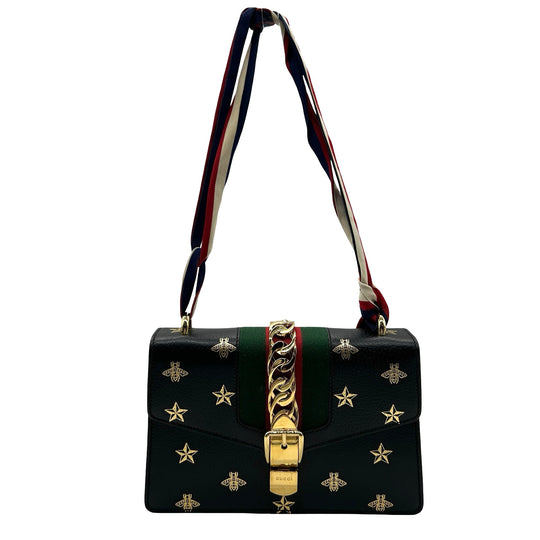 Bolsa Gucci Sylvie Bee Star Pequeña
