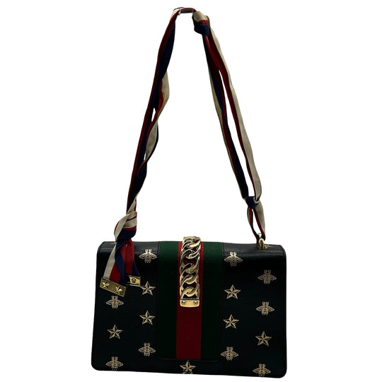Bolsa Gucci Sylvie Bee Star Pequeña