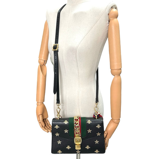 Bolsa Gucci Sylvie Bee Star Pequeña