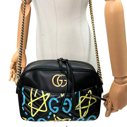 Bolsa Gucci GG Marmont Ghost Mediana