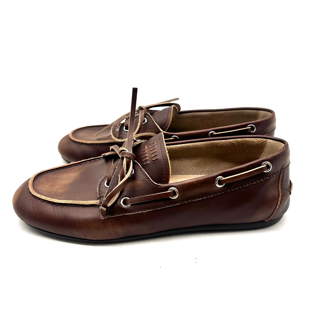 Mocasines Miu Miu Deck T.37.5