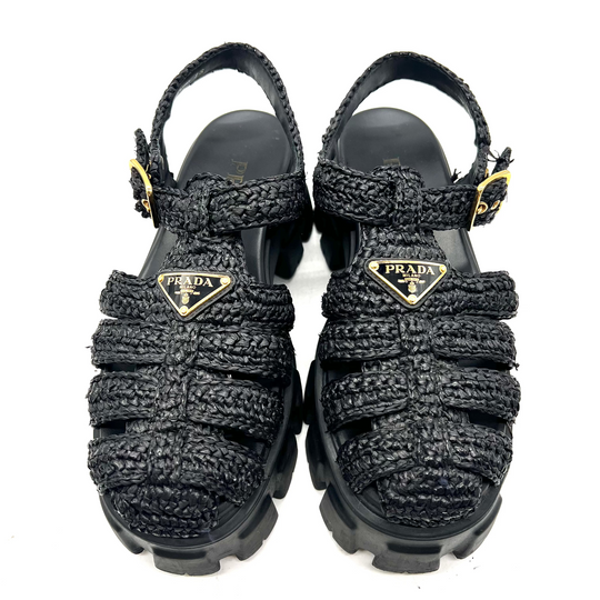Sandalias Prada Monolith T.38