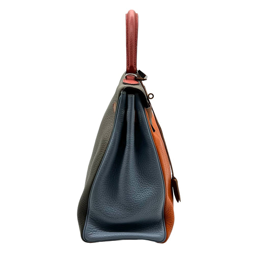 Bolsa Hermès Kelly 35 Arlequín