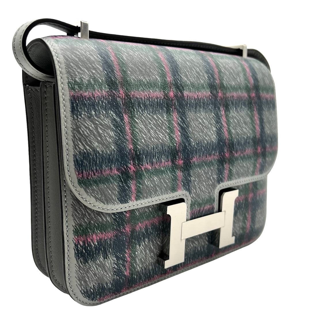 Bolsa Hermès Constance 18 Tartan
