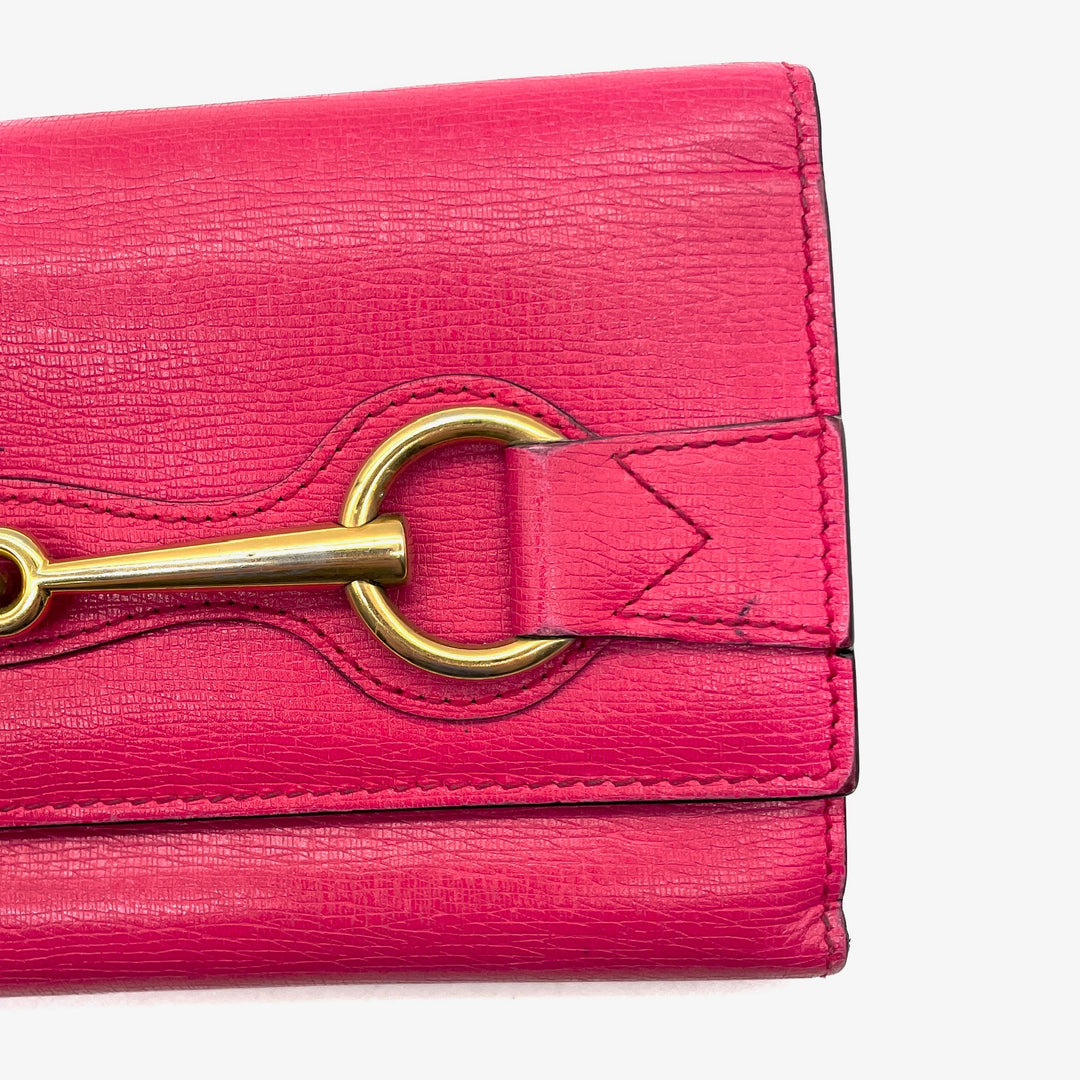 Cartera Gucci Horsebit Continental Wallet