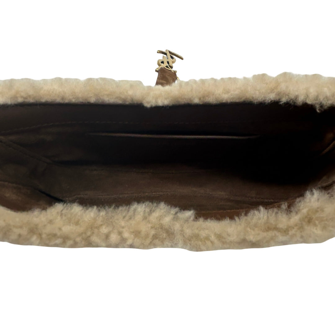 Bolsa Saint Laurent Le 5 à 7 Mini Shearling
