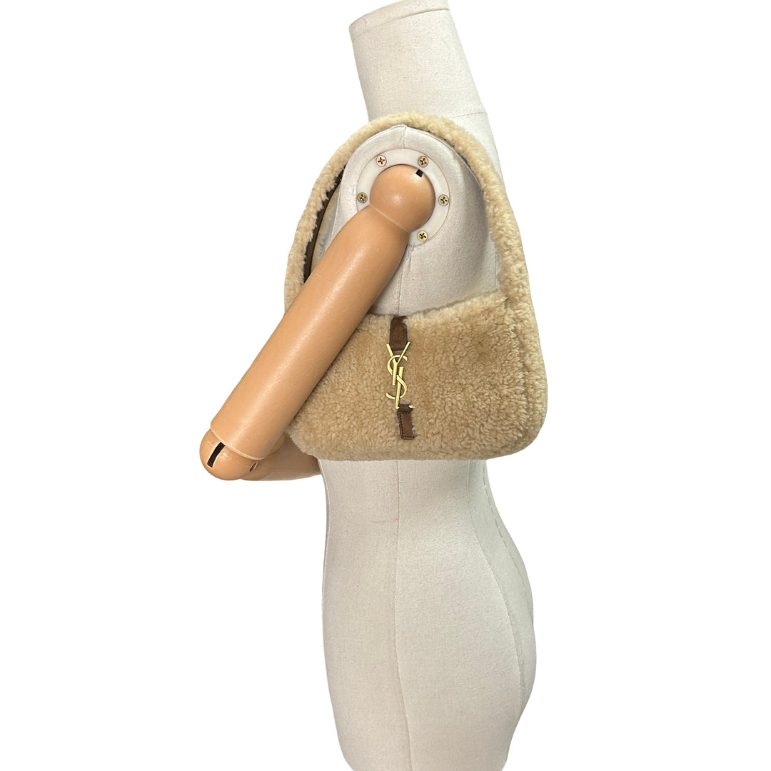 Bolsa Saint Laurent Le 5 à 7 Mini Shearling