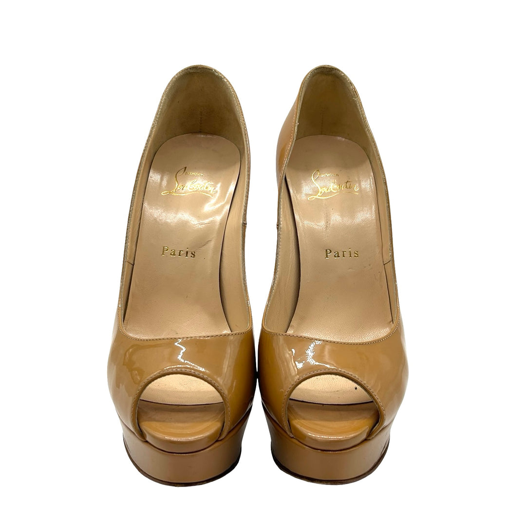 Pumps Christian Louboutin Lady Peep T.39