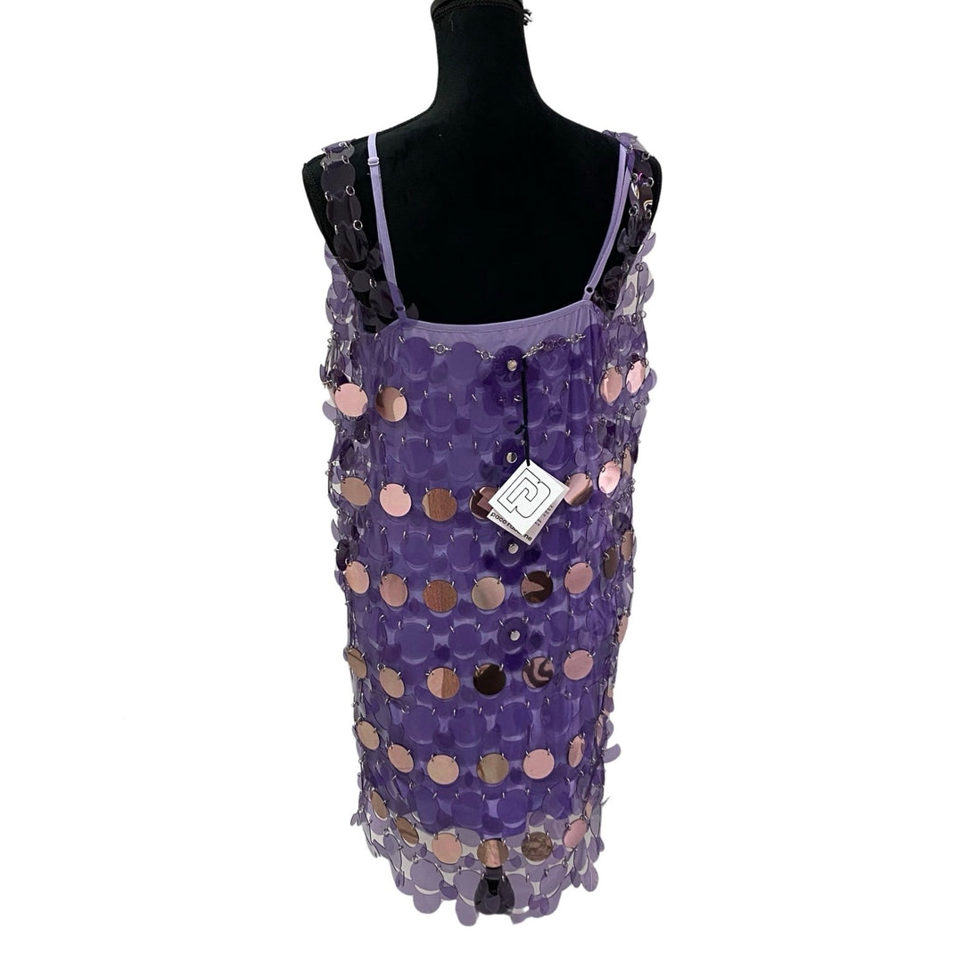 Vestido Paco Rabanne Disc Mini T.44