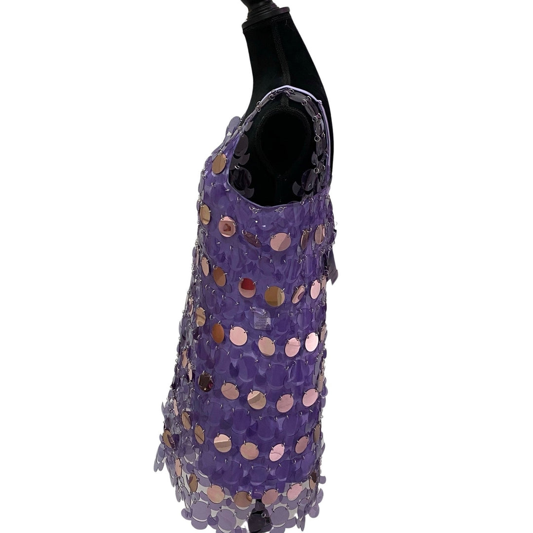 Vestido Paco Rabanne Disc Mini T.44