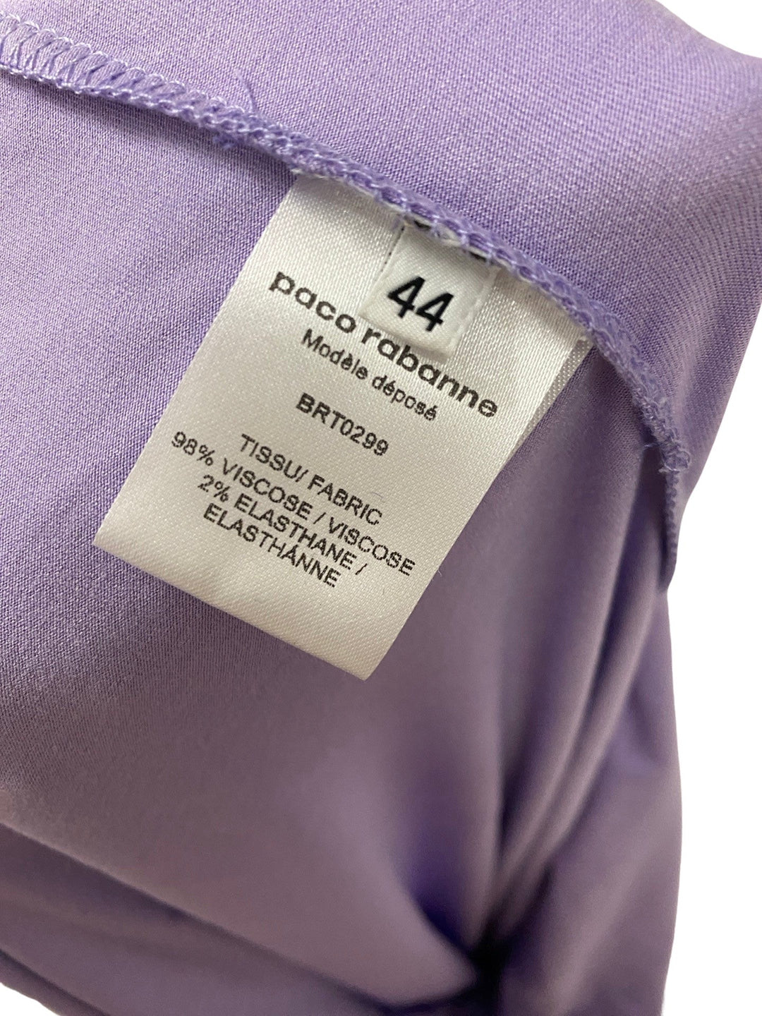 Vestido Paco Rabanne Disc Mini T.44