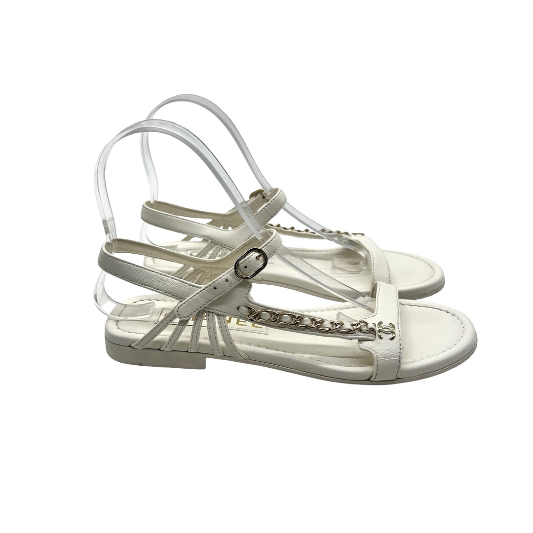 Sandalias Chanel T.36.5