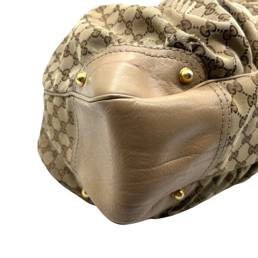 Bolsa Gucci Jockey Hobo Vintage Grande