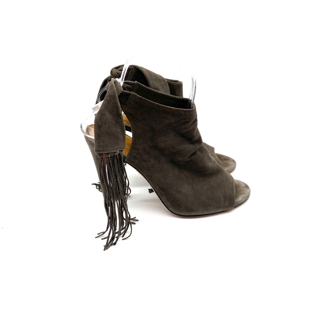 Botines Aquazzura Peep Toe T.36.5
