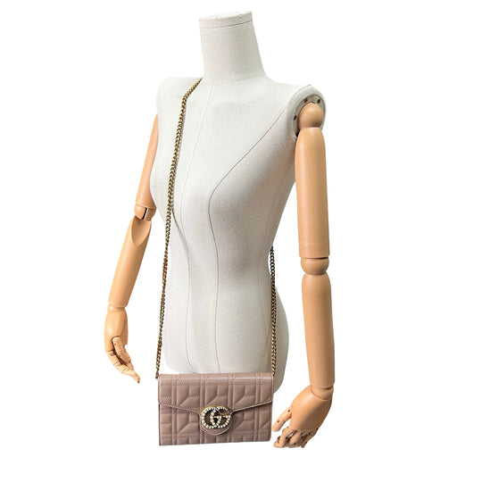 WOC Gucci Mini Pearly GG Marmont