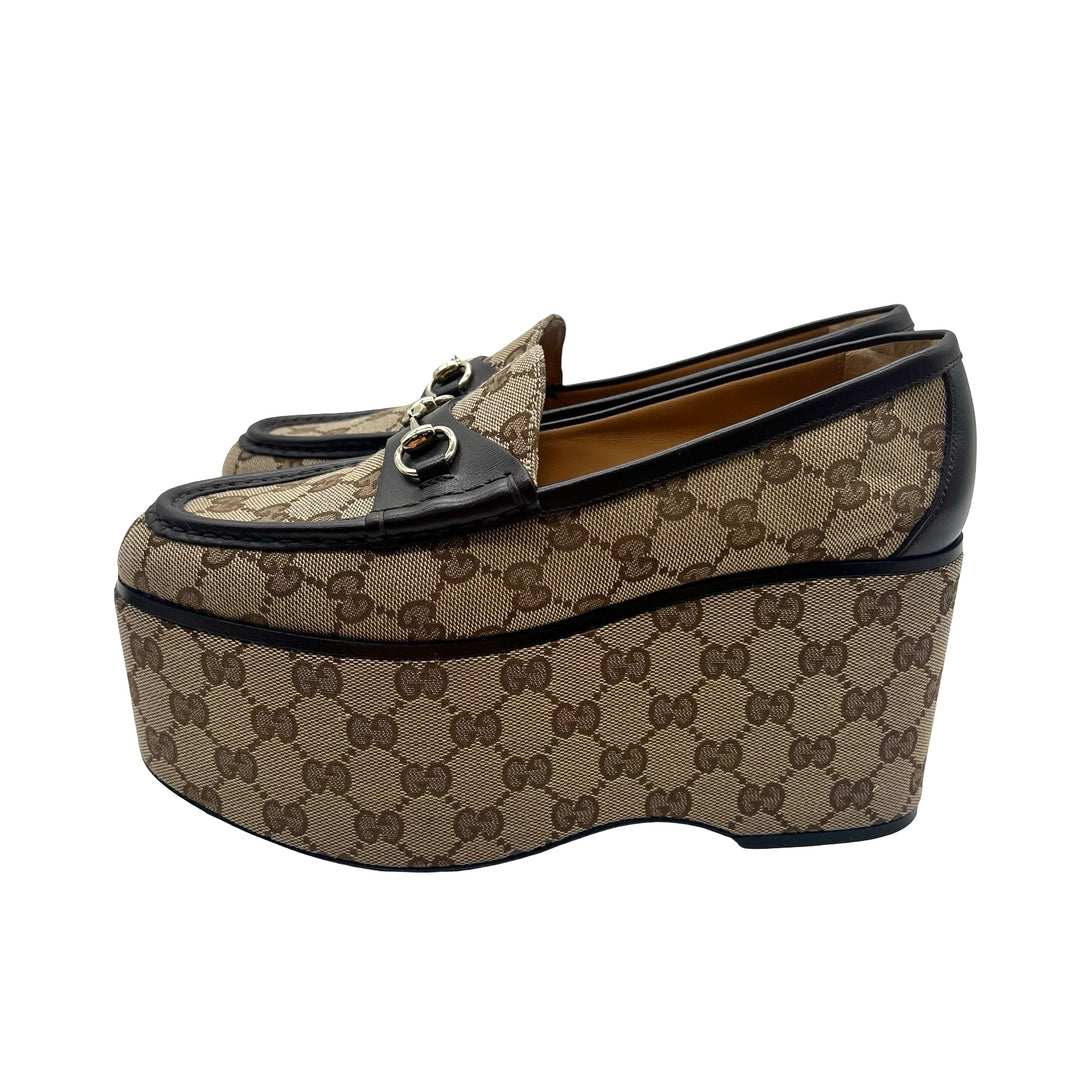 Loafers Gucci Horsebit T.39.5