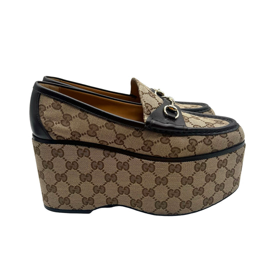 Loafers Gucci Horsebit T.39.5