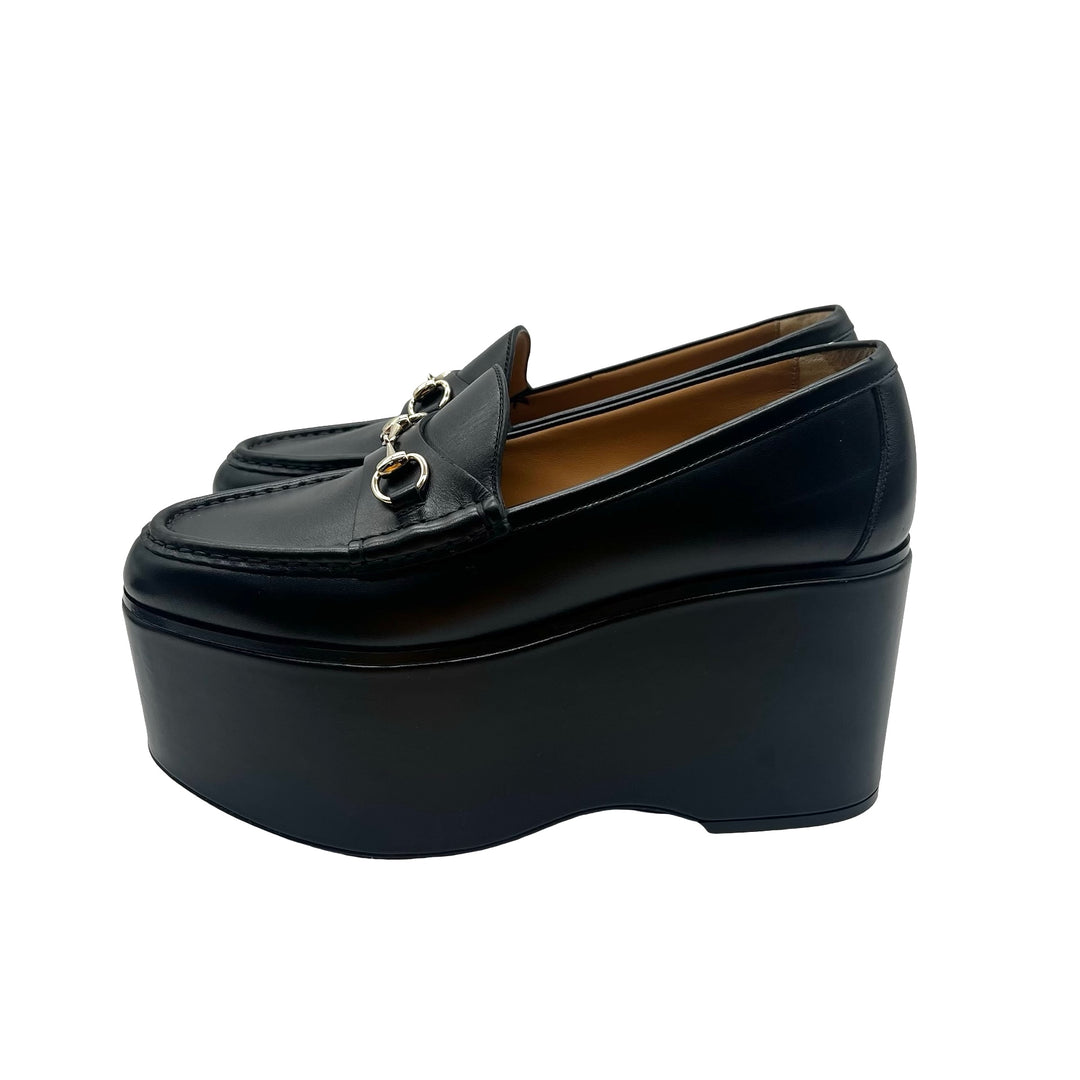 Loafers Gucci Horsebit T.39.5