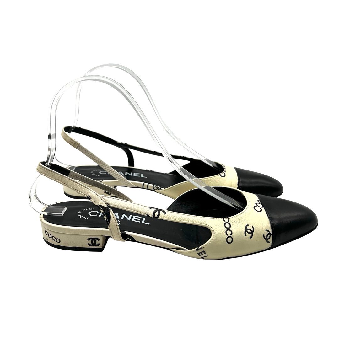 Flats Chanel Slingback T.37.5
