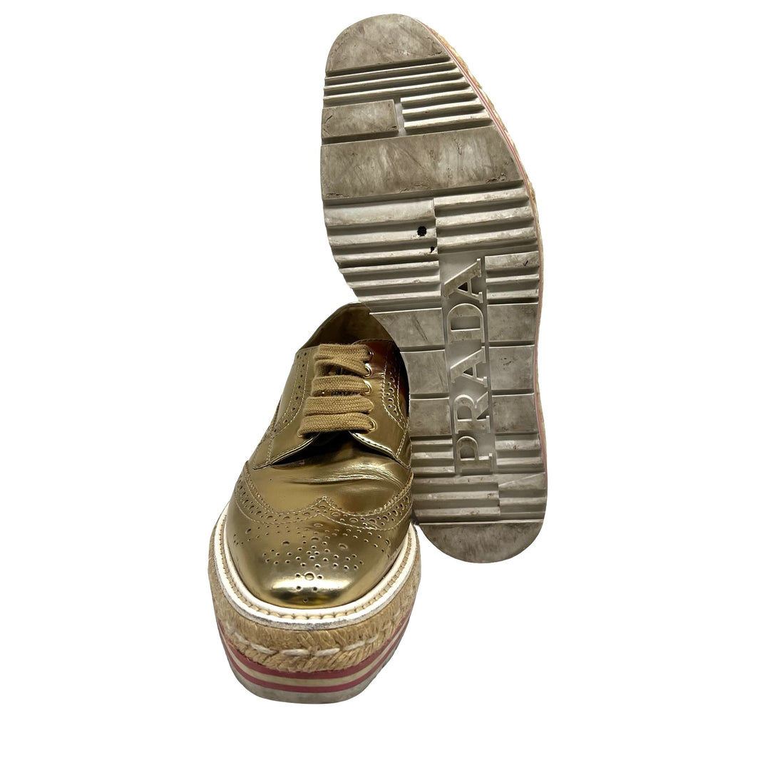 Zapatos Prada T.37.5