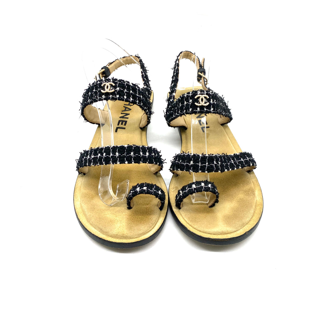 Sandalias Chanel T.37.5
