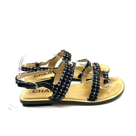 Sandalias Chanel T.37.5