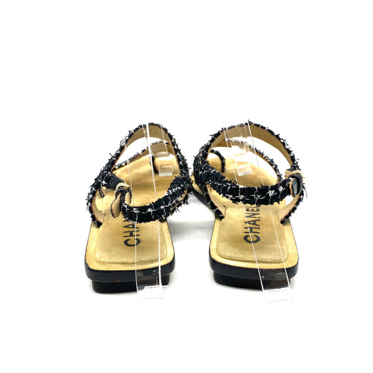 Sandalias Chanel T.37.5