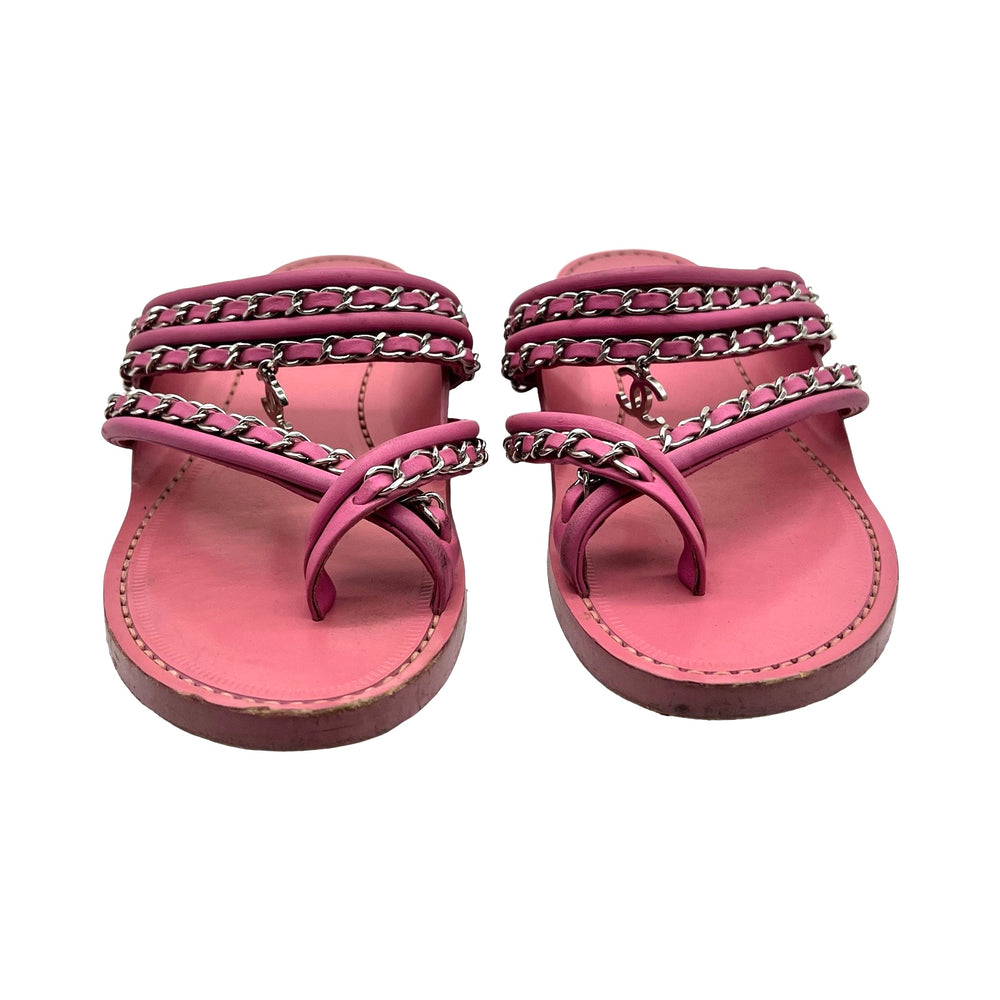 Sandalias Chanel Charm Chain T.36