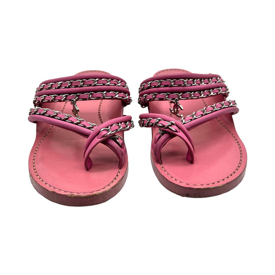 Sandalias Chanel Charm Chain T.36