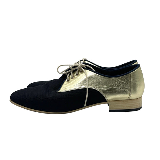 Zapatos Chanel Interlocking CC Oxfords 2017 T.39
