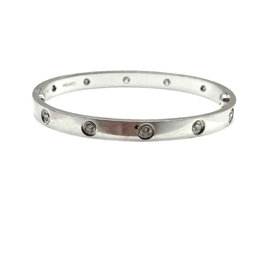 Pulsera Cartier Love 10 Diamantes T.18