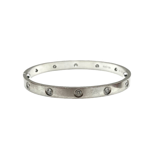 Pulsera Cartier Love 10 Diamantes T.18