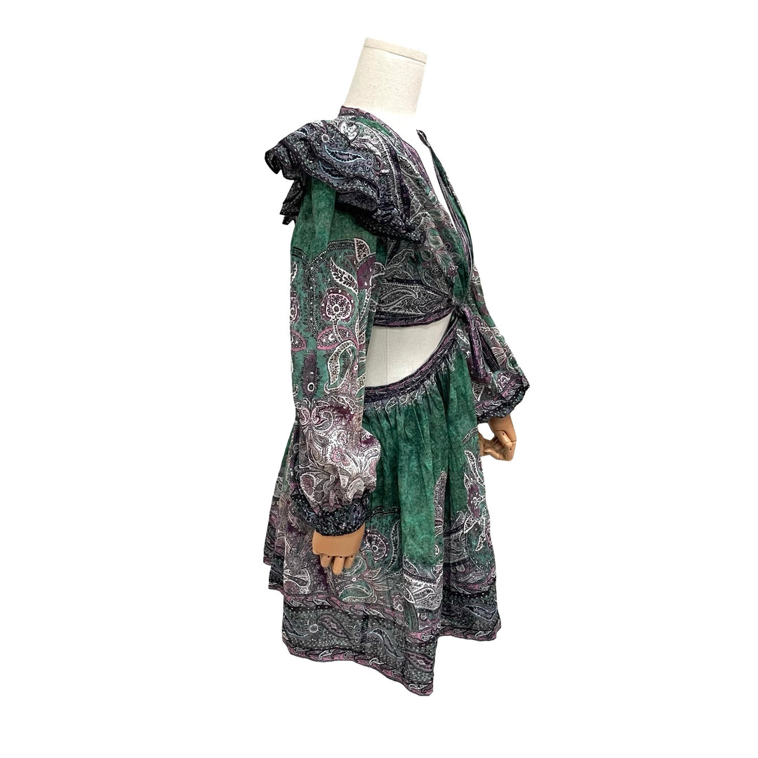 Vestido Zimmermann Anneke Ruffle T.3