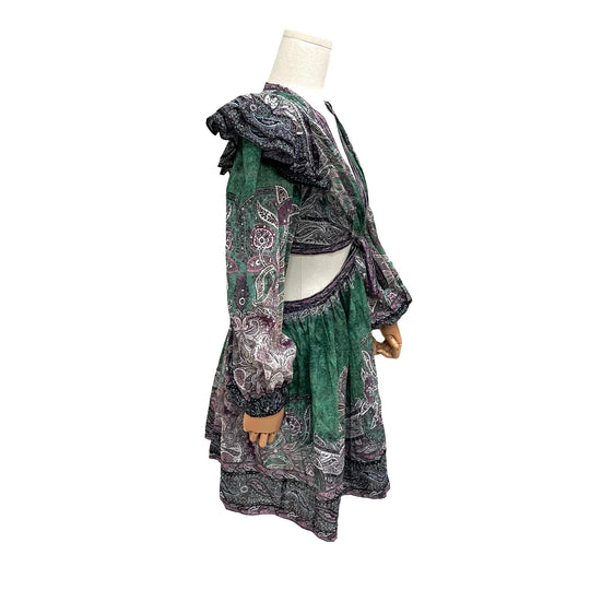 Vestido Zimmermann Anneke Ruffle T.3