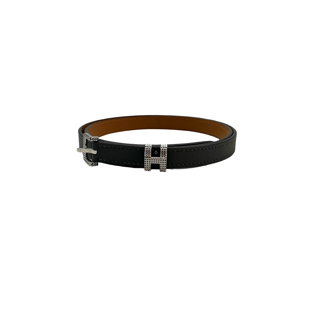 Cinturón Hermès Pop H Guilloché de cintura  T.80