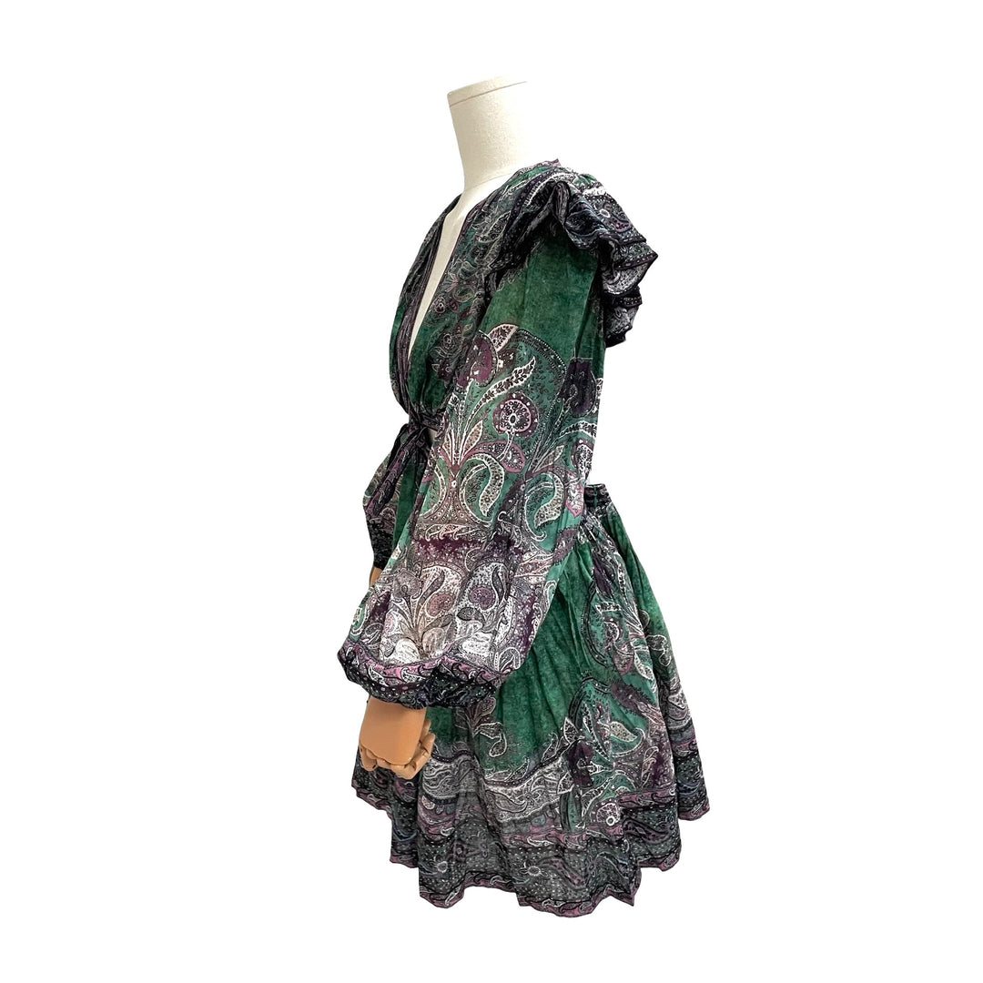 Vestido Zimmermann Anneke Ruffle T.3