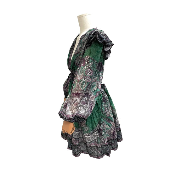 Vestido Zimmermann Anneke Ruffle T.3