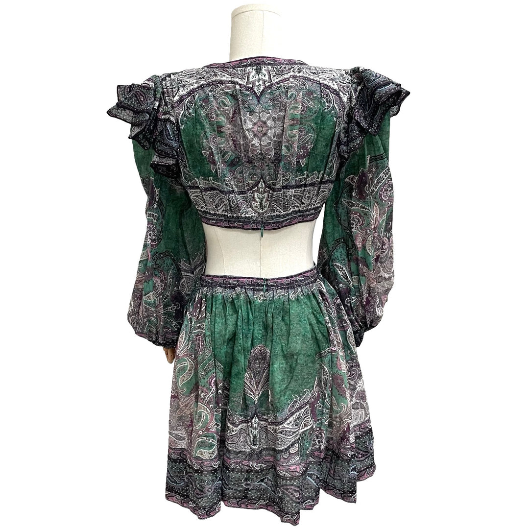 Vestido Zimmermann Anneke Ruffle T.3
