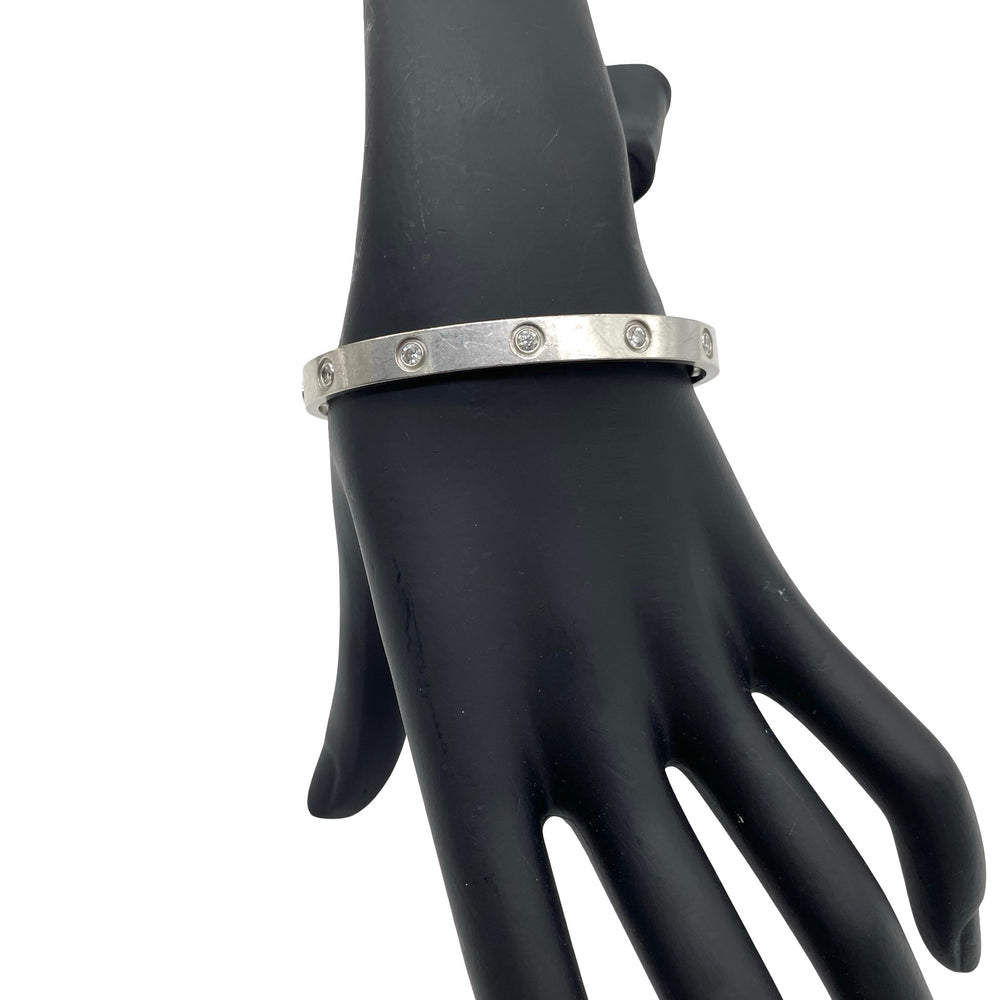 Pulsera Cartier Love 10 Diamantes T.18