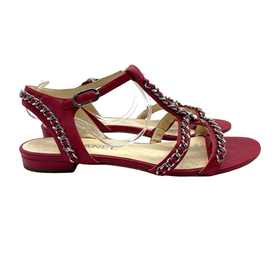 Sandalias Chanel T.38.5