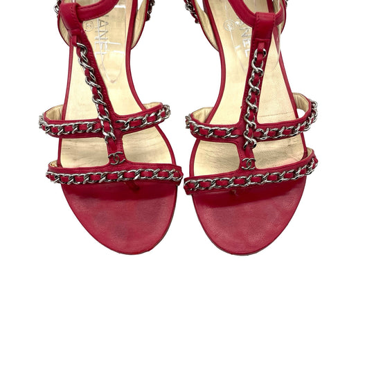 Sandalias Chanel T.38.5