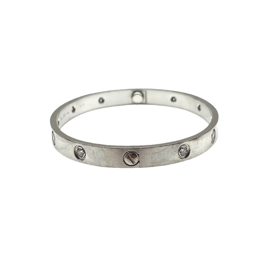 Pulsera Cartier Love 10 Diamantes T.18