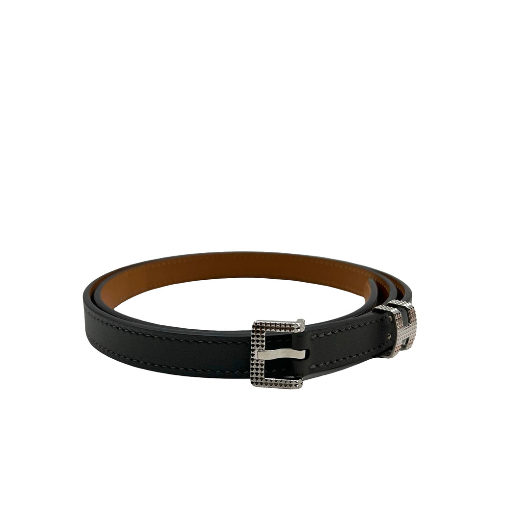 Cinturón Hermès Pop H Guilloché de cintura  T.80
